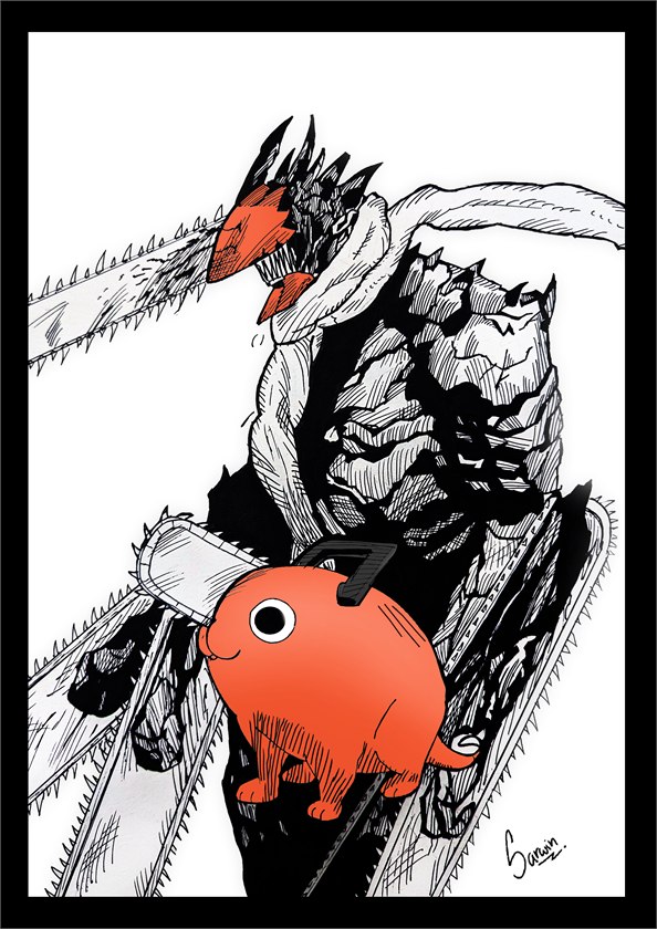 Pochita artwork preview